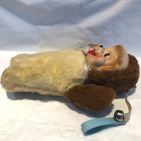 Vintage Rushton Style Rubber Face Dog 9" Plush Doll Puppy 1950s 1960's - Picture 7 of 8